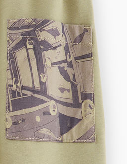 Комбинированные брюки для мальчика 241101 - Bell bimbo фото 4