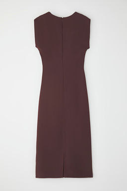 TRENDYOLMILLA Yag Yesil Vucudu Saran Buzgulu Aksesuar Detayl? Midi Dokuma Elbise TWOSS25EL00120 фото 6