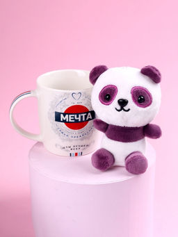 Набор Мечта, мягкая игрушка в кружке, панда, цвета МИКС - Milo toys фото 8