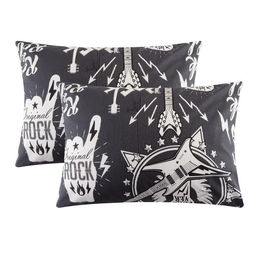 Комплект наволочек ЭтельRock&Roll 50х70 см - 2 шт, 100% хлопок