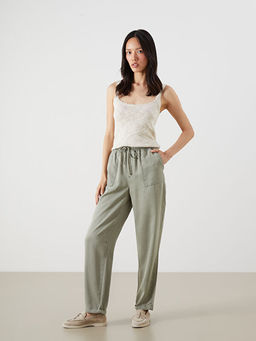 Beli Lastikli Carrot Fit Kad?n Jean Pantolon