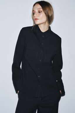 100% WOOL SHIRT ZW COLLECTION - Zara фото 2