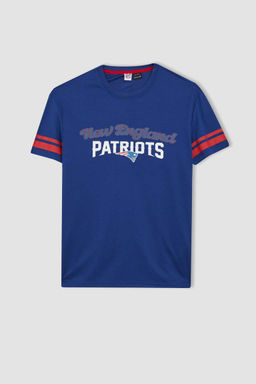 DeFactoFit Футболка стандартного кроя с круглым вырезом и короткими рукавами NFL New England Patriots  фото 9