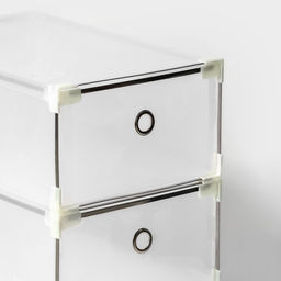 Коробка для хранения обуви выдвижная Доляна Large size, 2133,512 см, 3 шт, цвет белый  фото 6