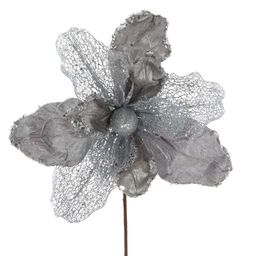 Цветок искусственный "Магнолия", L33 W33 H45 см, 2в.