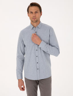 Mavi Regular Fit Uzun Kollu G_mlek - Pierre cardin фото 3