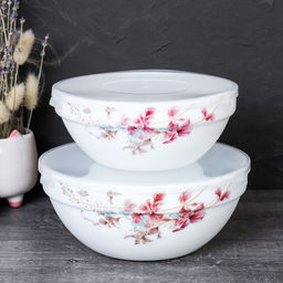 Салатник с крышкой 2 предмета / SW2A (7288) /уп 18/ Колибри - Галеонтрейд фото 3