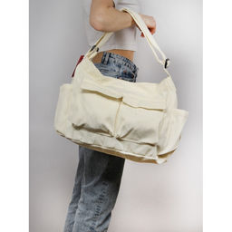 Сумка женская текстиль JN-225-675, 1отдел, плечевой ремень, белый вельвет SALE 261793 - Bobo фото 10