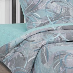 Постельное белье Танго (поплин зима-лето) 2 сп. с Евро/Пододеяльник стеганый (молния): 1 шт. - 215*175; Простыня: 1 шт. - 215*240; Наволочка (клапан): 2 шт. - 70*70; Зима - лето