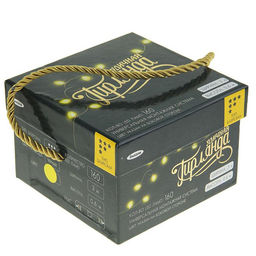 Гирлянда «Бахрома» 3×0.6 м, IP44, УМС, тёмная нить, 160 LED, свечение жёлтое, 220 В