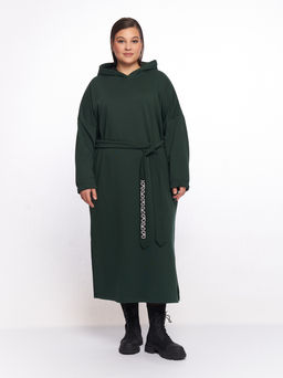 Платье с капюшоном PP83502GRN45