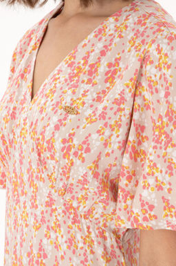 Kad_n A__k Haki Dokuma Elbise Sepette S_rpriz _ndirim - U.s. polo assn фото 6