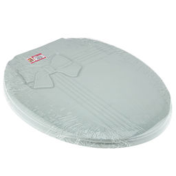 Сиденье для унитаза пластмассовое "Бантик" 45х37х3см, ментоловый (Россия)