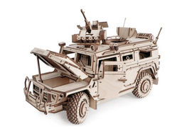 Деревянный конструктор Lemmo Бронеавтомобиль ЛИГЕР, 493 детали  фото 11