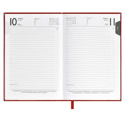 Ежедневник датированный 2024 ESCALADA, А5, 176 л., арт. 63745/ 15 САРИФ-ЭКОНОМ КРАСНЫЙ  фото 9