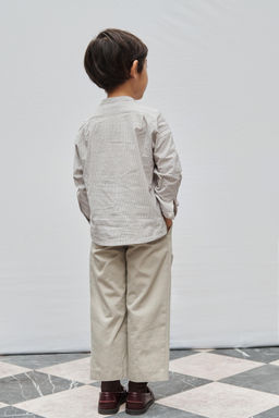6-10 YEARS / STRIPED STAND COLLAR SHIRT LIMITED EDITION - Zara фото 5
