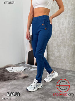 Джеггинсы скинни с высокой посадкой