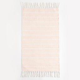 Ковер Strip Blush 50х80 3 см, 1400 гр/м2, 100% хлопок - Этель фото 2