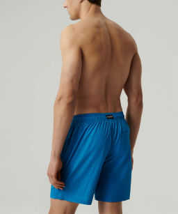 ATLANTIC KMB-226 Шорты мужские пляжные 4Way Stretch Texture голубой  фото 5