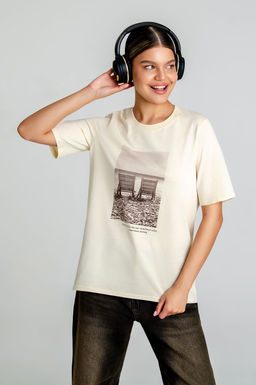 Арт. 31134 Футболка женская 44-52 (5 шт) Цвет:бежевый - Калинка фото 19