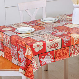 Клеёнка на стол Доляна, на нетканой основе, ширина 137 см, толщина 0.8 мм, рулон 20 м