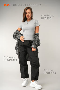 Женская футболка в рубчик Happyfox фото 34