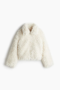 Chaqueta efecto pelo