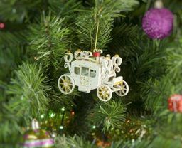 Новогодние украшения: Карета крытая 1013 White winter