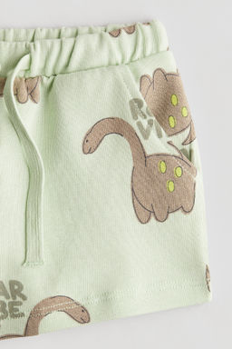 Pantal?n sudadera corto con estampado