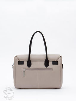 Сумка женская кожаная 1081M apricot coffee Polina&Eiterou