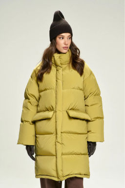Пуховик удлиненный Olive - Erist store фото 6