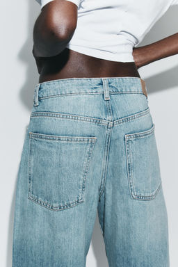 TRF BAGGY BALLOON MID-WAIST JEANS - Zara фото 21