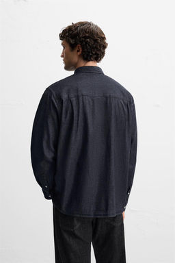 LIGHTWEIGHT DENIM SHIRT - Zara фото 3