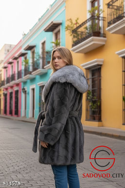 Эко шуба из искусственного меха - Bruno фото 2