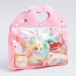 Погремушка «Нежность», в сумочке, набор 6 шт., МИКС, Крошка Я