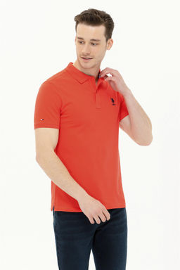 Мужская красная базовая футболка - U.s. polo assn фото 8