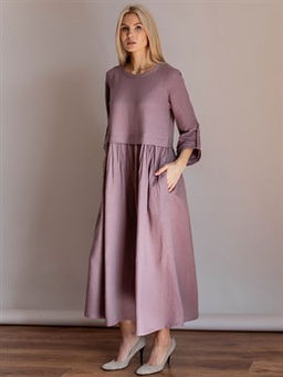 платье лен 57%, вискоза 43%