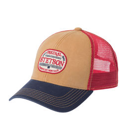 Бейсболка STETSON арт. 7721178 BASEBALL CAP VINTAGE (светло-коричневый / темно-синий)