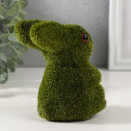 Фигурка пенопласт Зайка зелёный, 8?6.5?10.5 см