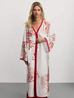 Туника из вискозы с принтом / Zarina  фото 7