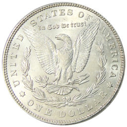 1 доллар 1887 года США Доллар Моргана