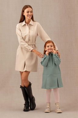 U. S. Polo Assn Мятное тканое платье для девочки - U.s. polo assn фото 5