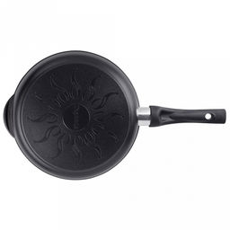 Сковорода с тефлоновым покрытием д28см "Классик", h5,5см, s0,4см, ручка из термостойкого пластика (Россия)