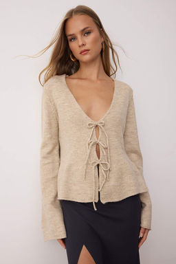 Vizon V Yaka Yumusak Dokulu Triko H?rka TWOAW26HI00043