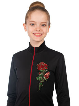 8707 Костюм для фигурного катания Розы * - Chersa фото 4