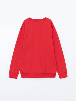 Bisiklet Yaka Erkek ?ocuk Sweatshirt - Waikiki фото 3