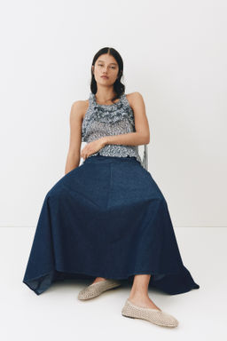 Falda denim con vuelo - H&m фото 2