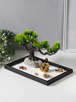 Сад Дзен "Будда у раскидистого дерева" песок+камни+аромапалочки 29,7х19,8х18 см