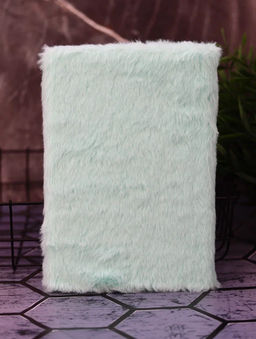 Блокнот плюшевый "Beautiful unicorn", green mix, 15х21 см, плотность 80 гр.