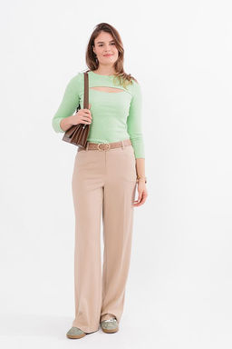 NOBBY, Женские брюки 41-204/4 (бежевый)  фото 2